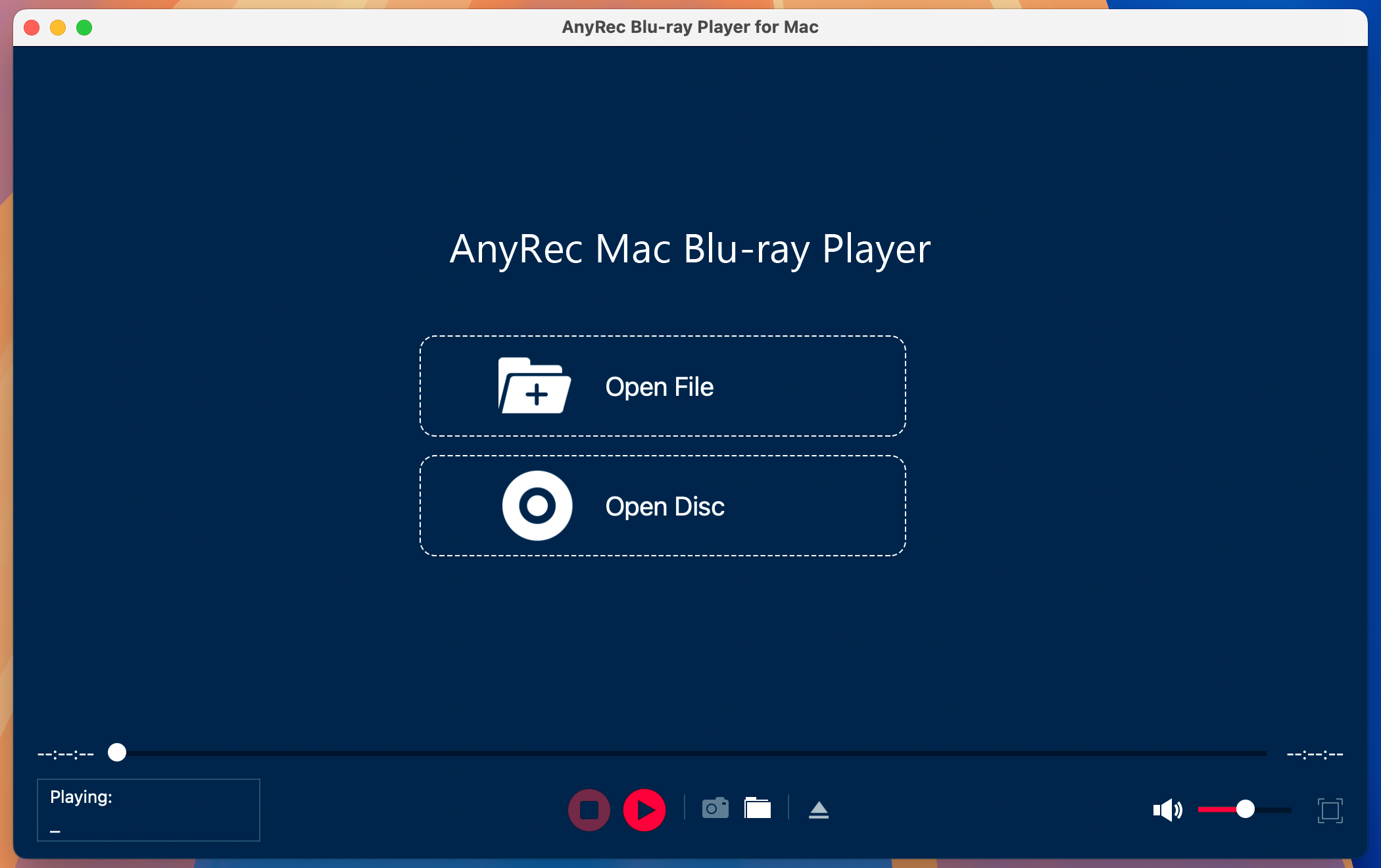 AnyRec Blu-ray Player for mac(mac软件蓝光多媒体播放器)1.0.6激活版