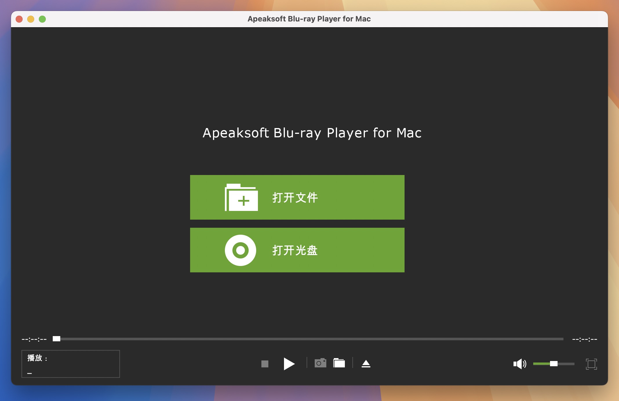 Apeaksoft Blu-ray Player for Mac(蓝光视频播放器) v1.1.90激活版