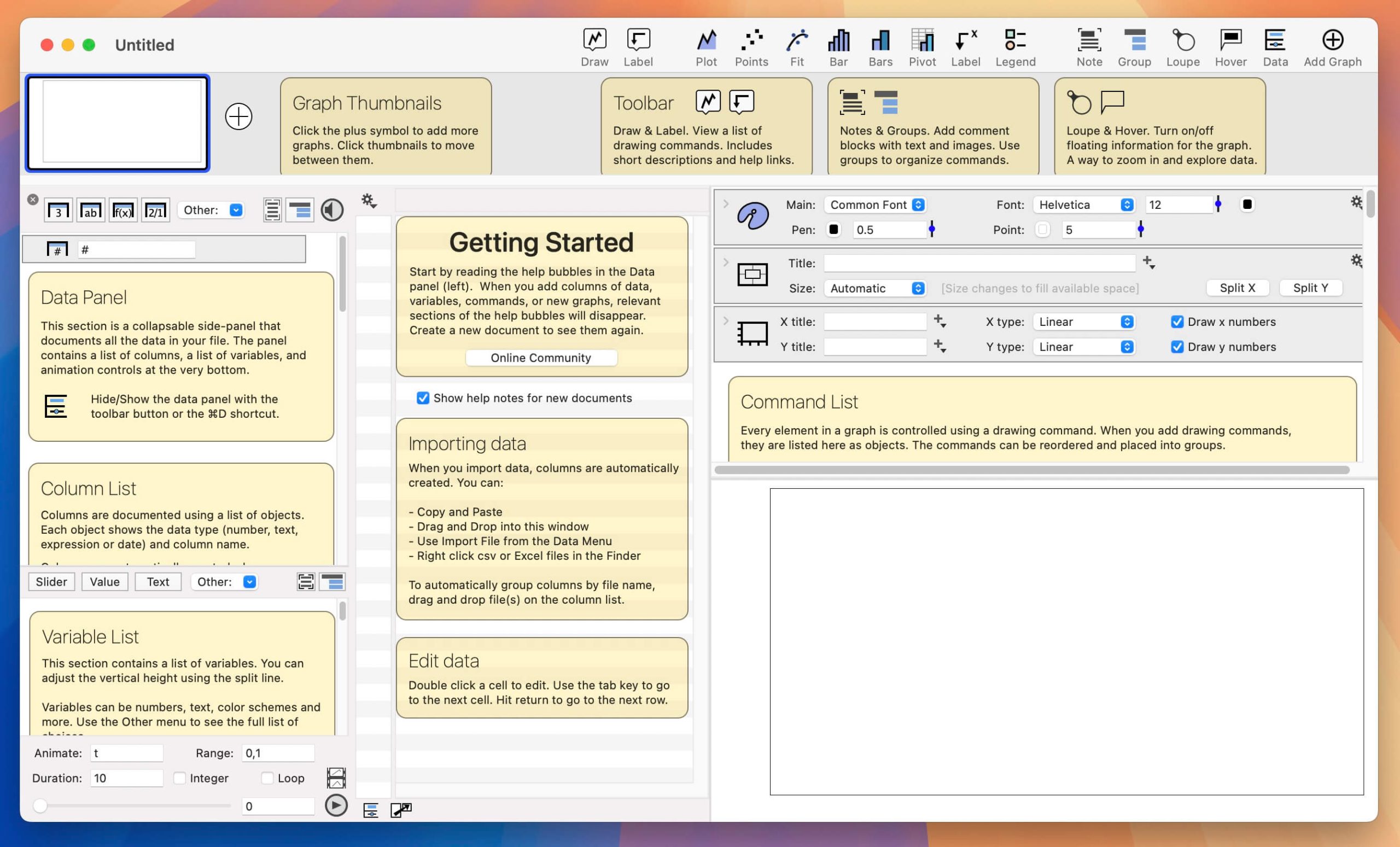 DataGraph for Mac v5.4.1 数据图表工具 激活版