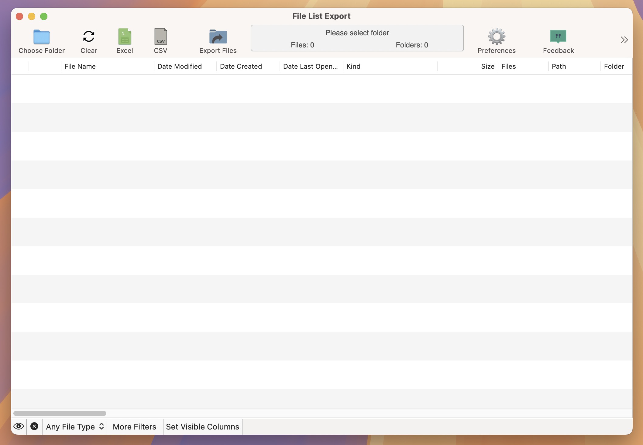 File list Export for Mac(文件列表导出工具)v2.9.3激活版