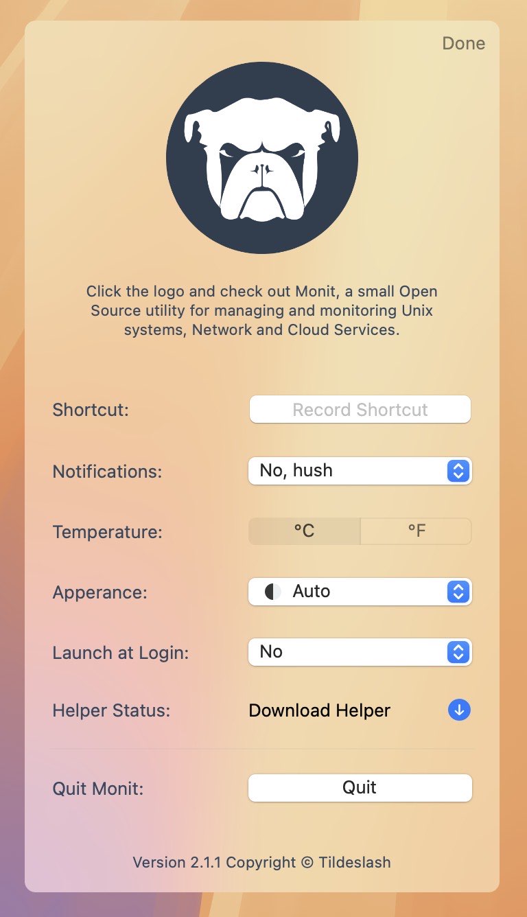 Monit for Mac(系统运行状态监控工具) v2.2.0激活版