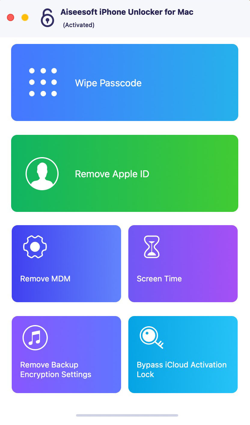 Aiseesoft iPhone Unlocker for Mac(苹果设备解锁工具)v2.0.76激活版