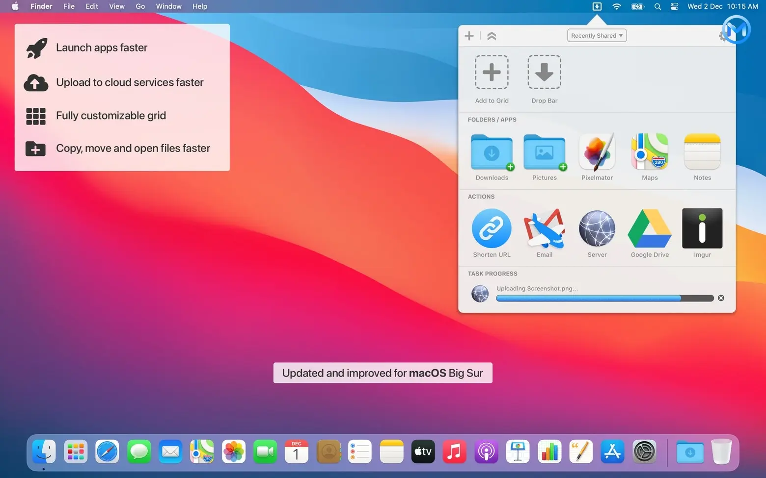 Dropzone 4 for mac(文件拖拽增强工具)v4.80.49激活版