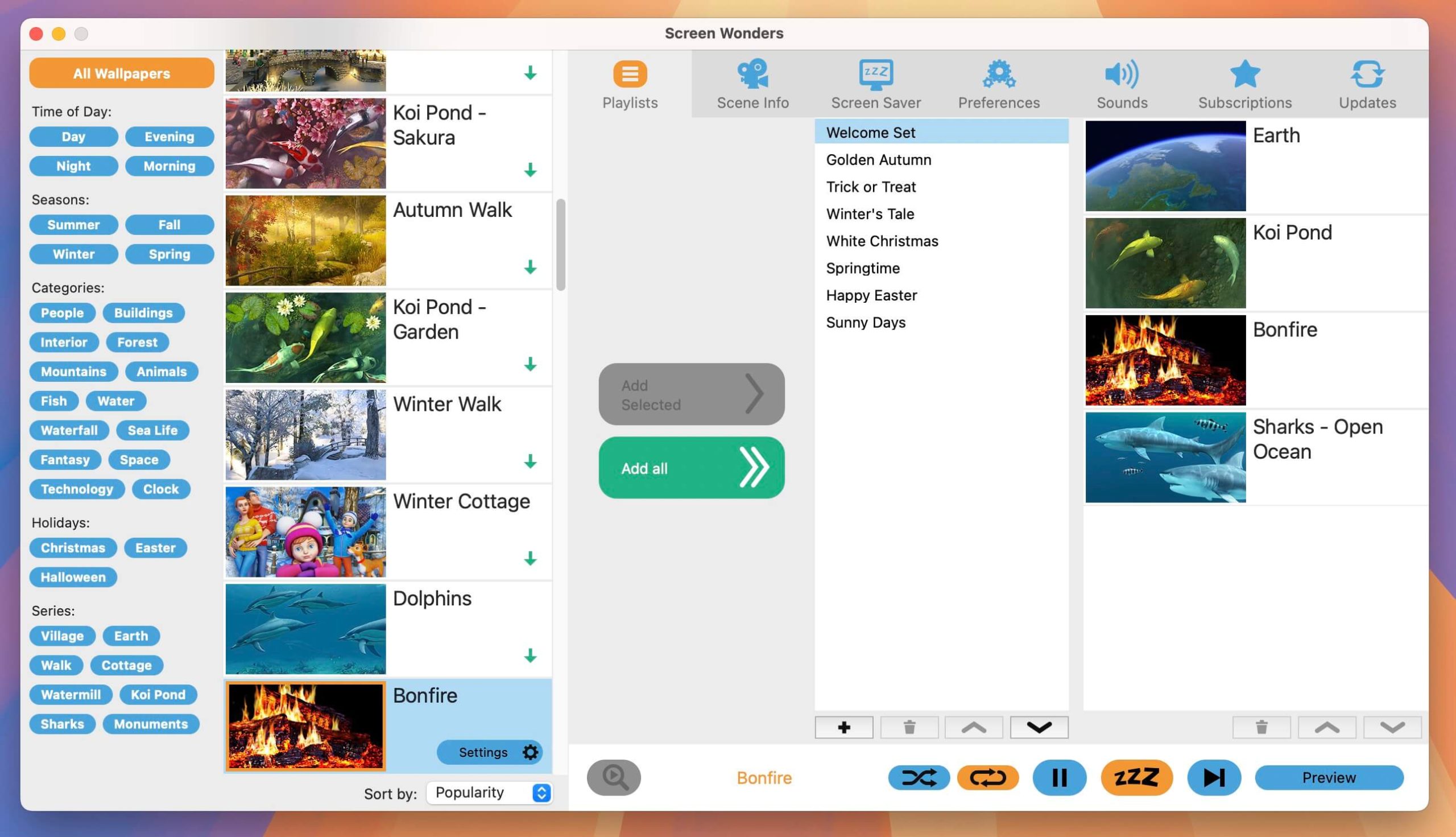 Screen Wonders for Mac(3D壁纸屏保软件)v3.4.1激活版