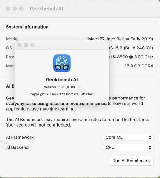Geekbench AI for mac(跨平台的 AI 基准测试)v1.3.0激活版