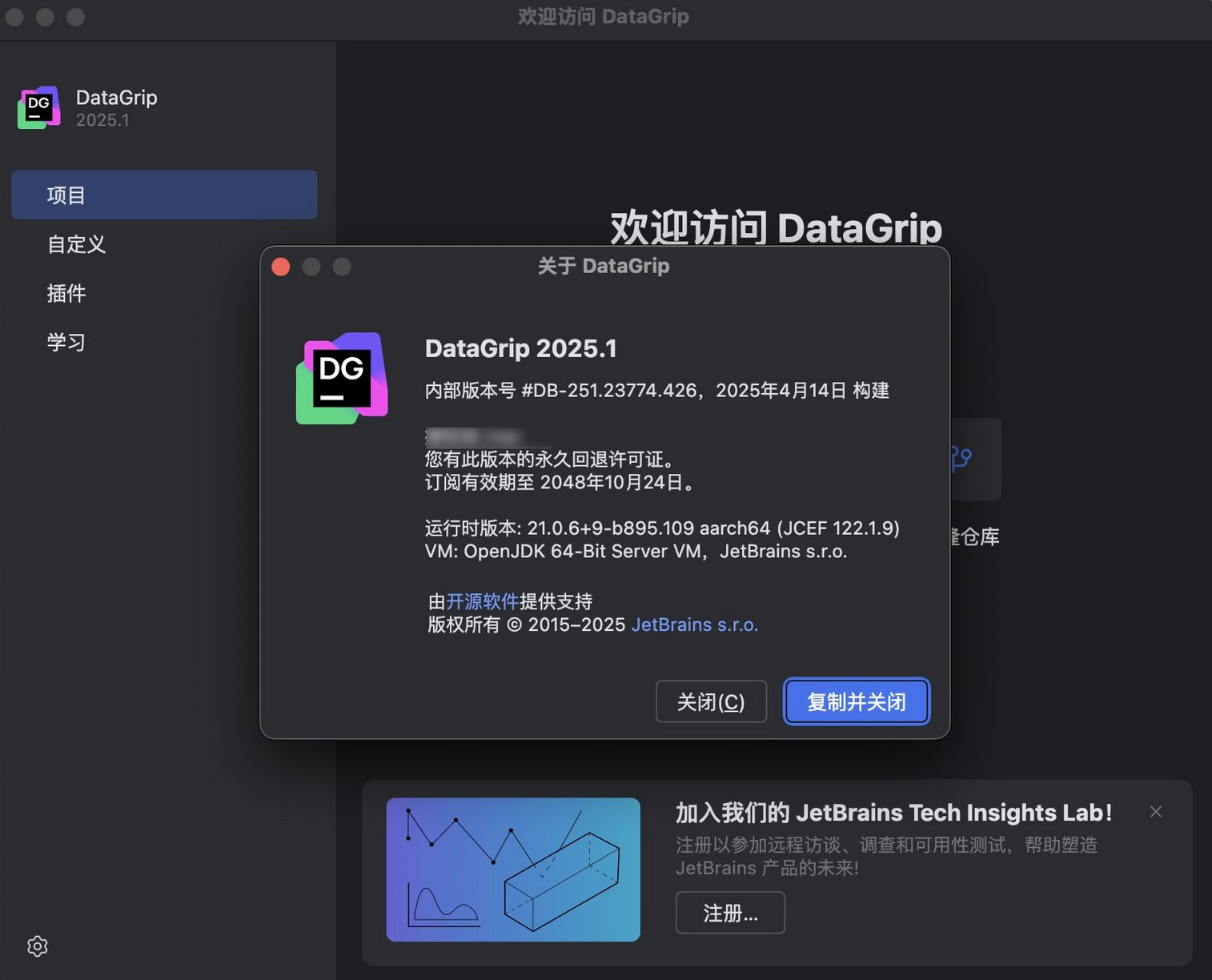 JetBrains DataGrip 2025 for Mac v2025.1 多引擎数据库管理工具DG 中文激活版