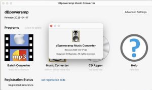 dBpoweramp Music Converter for Mac v2025.04.17(音频格式转换工具)激活版