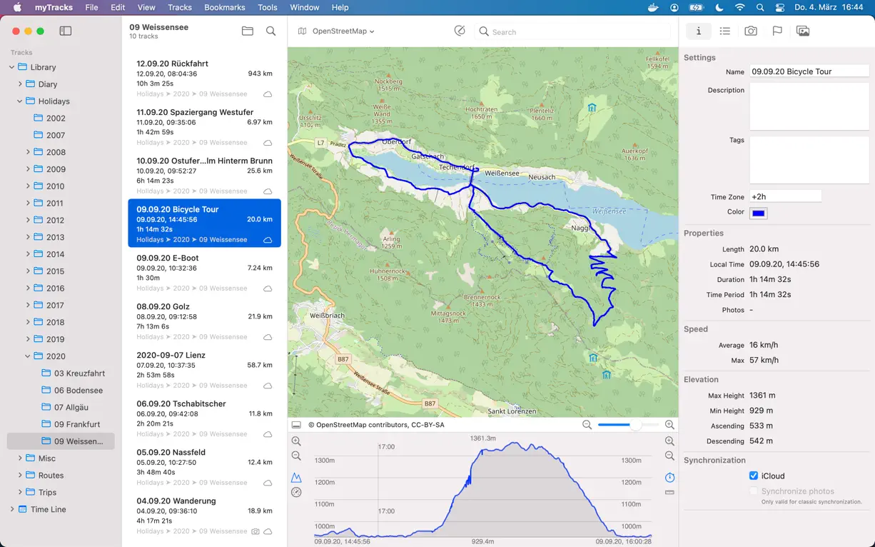 myTracks for mac(GPS轨迹记录器)v4.4.2激活版