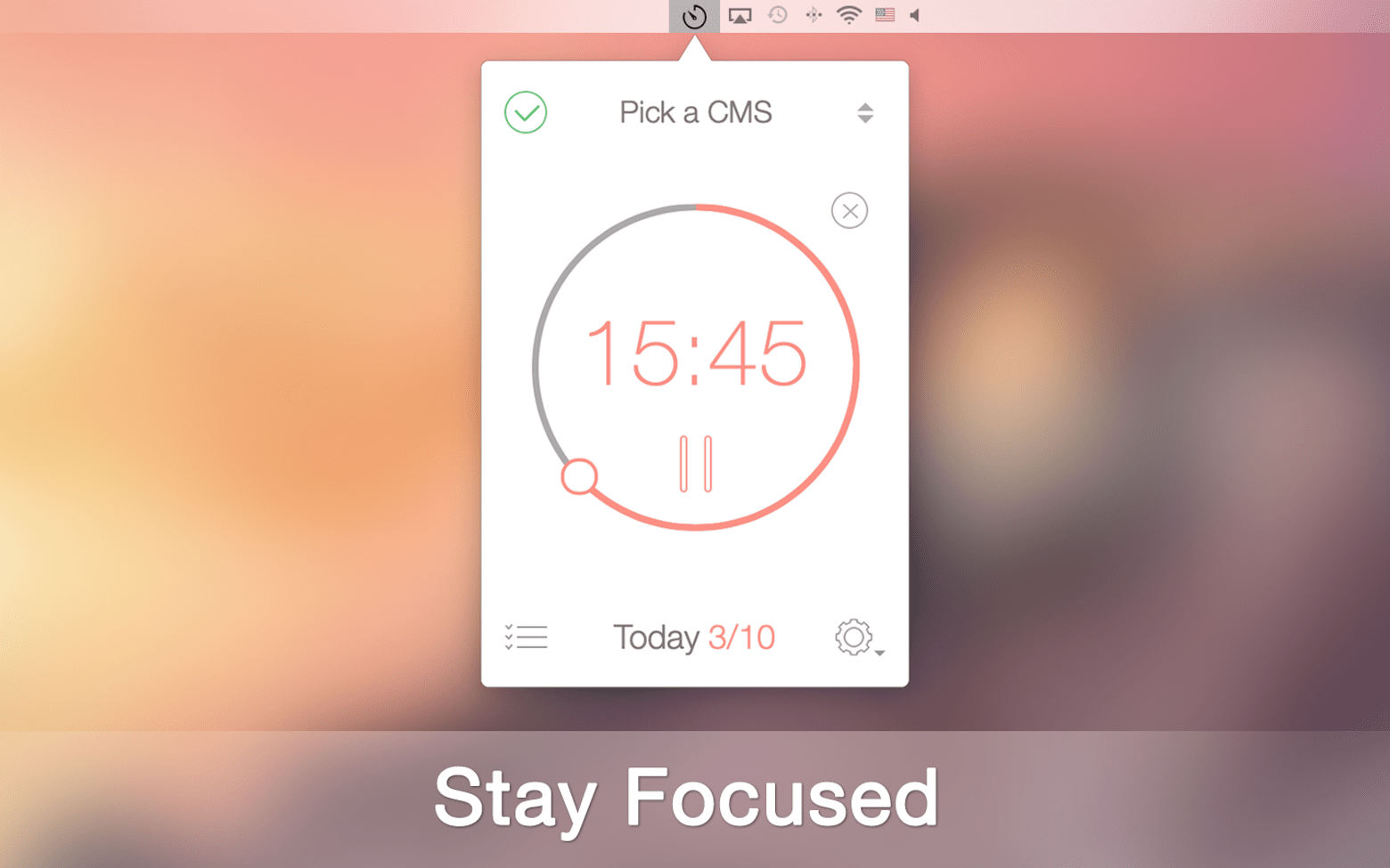 Be Focused Pro for Mac(任务时间小工具) v2.5.0激活版