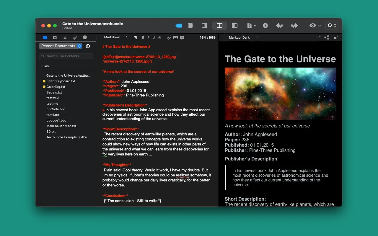 MarkMyWords for mac(高级Markdown编辑器) v2.11.1激活版