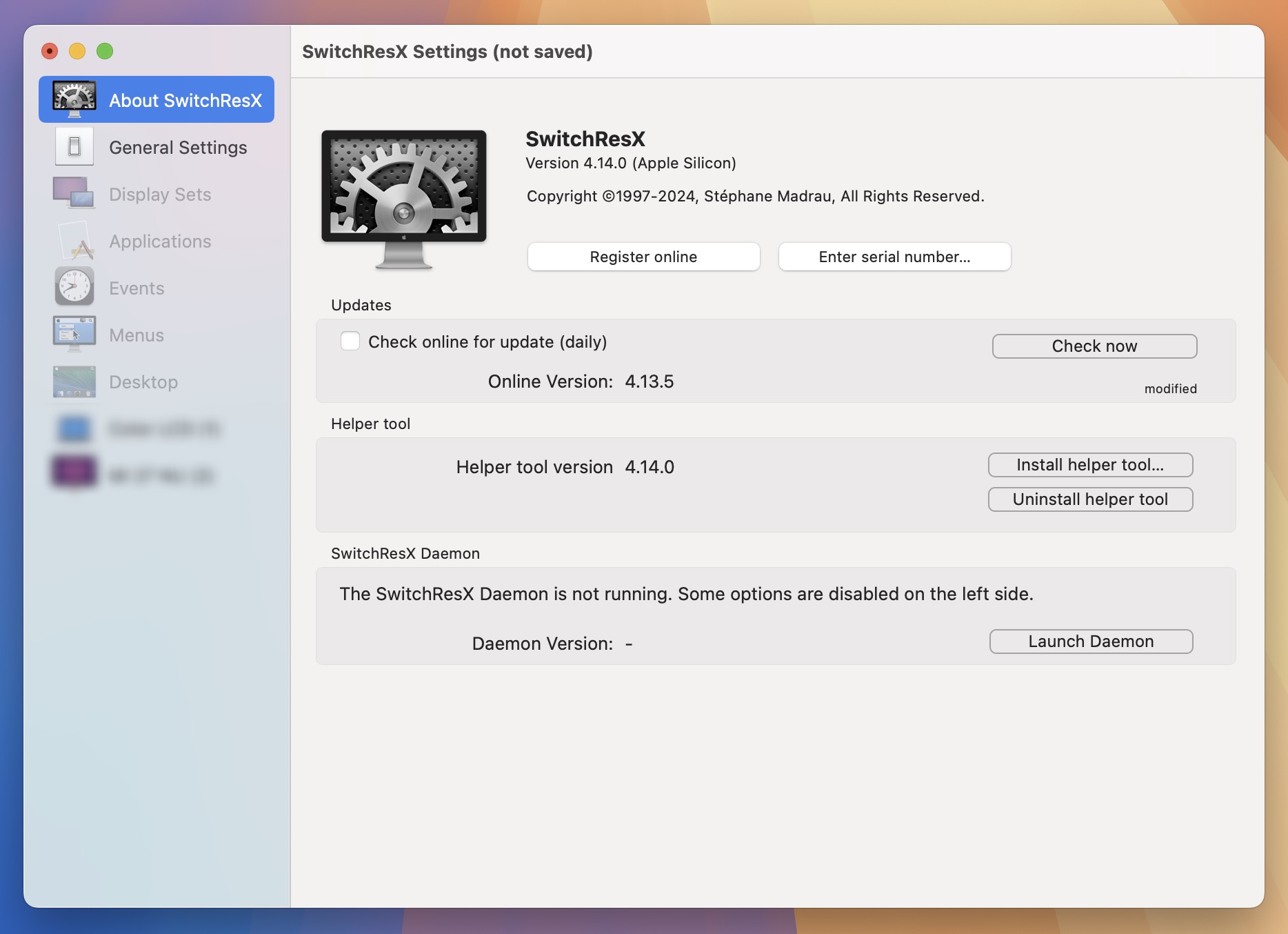 SwitchResX for Mac(屏幕分辨率修改工具) v4.14.0 正式版