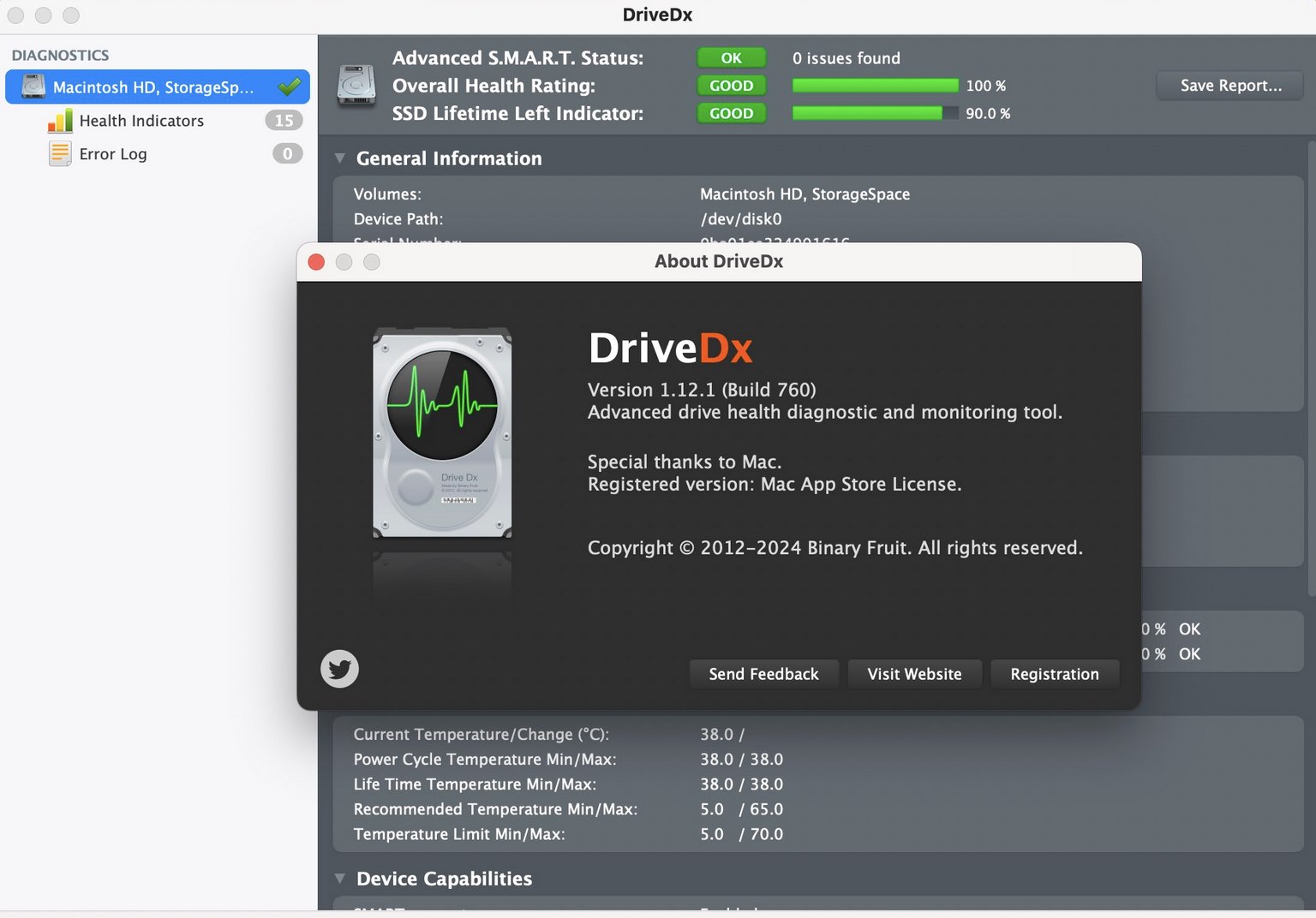 DriveDx for mac(磁盘检测工具) v1.12.1免激活版