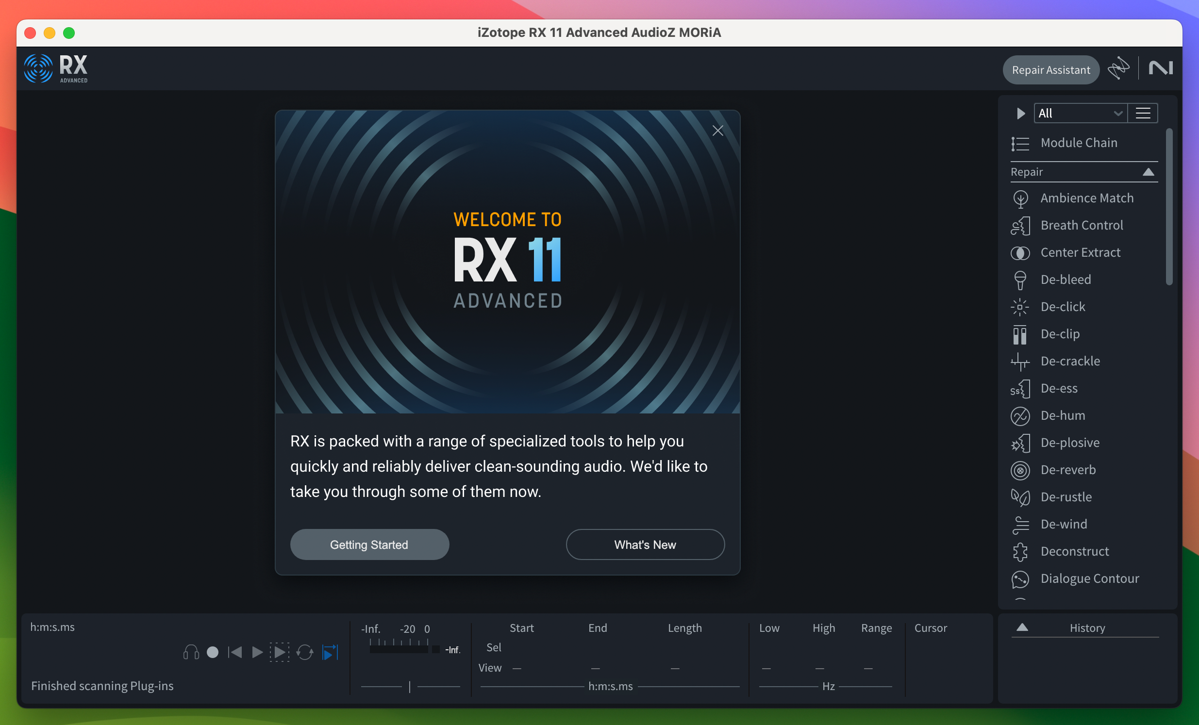iZotope RX 11 for Mac(专业音频修复软件) v11.2.0激活版