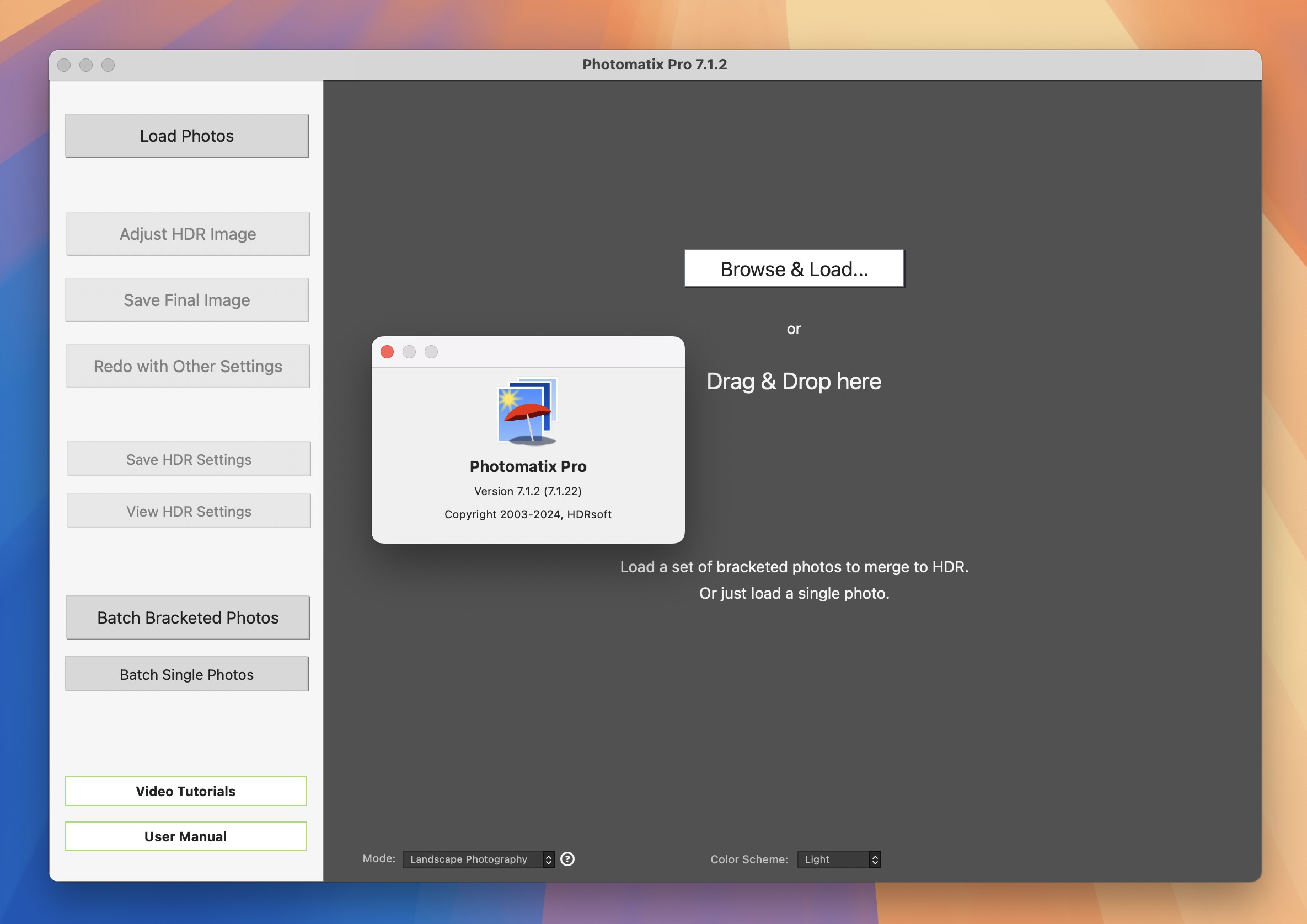 HDRsoft Photomatix Pro for mac(HDR图片照片处理器) v7.1.2 注册版