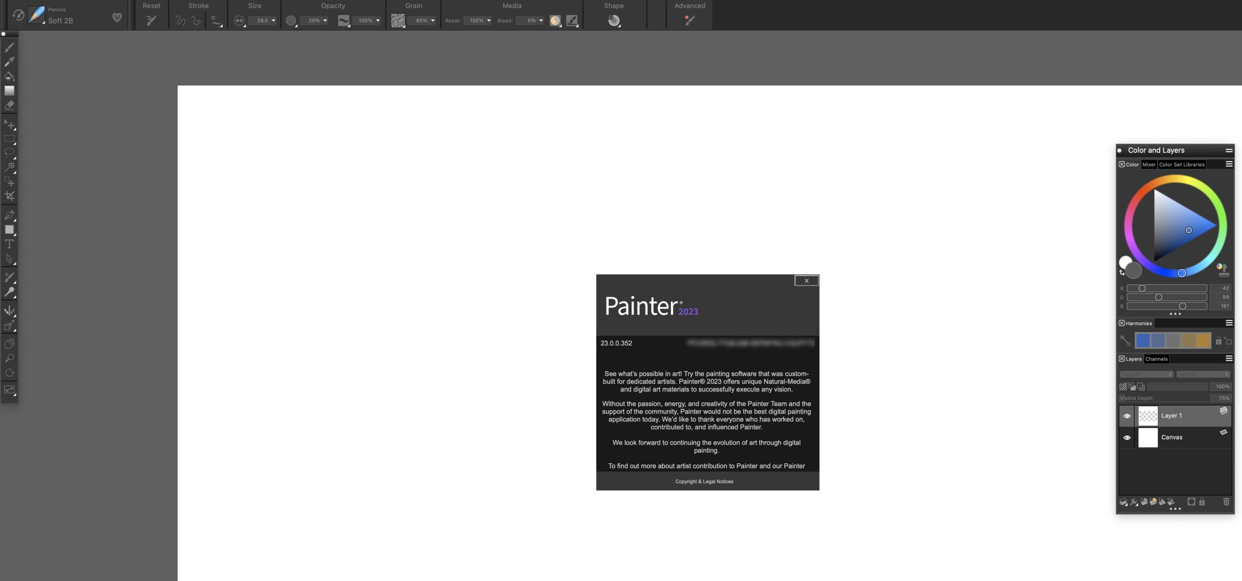 Corel Painter 2023 for mac(强大的数字绘画软件) v23.0.0.352激活版