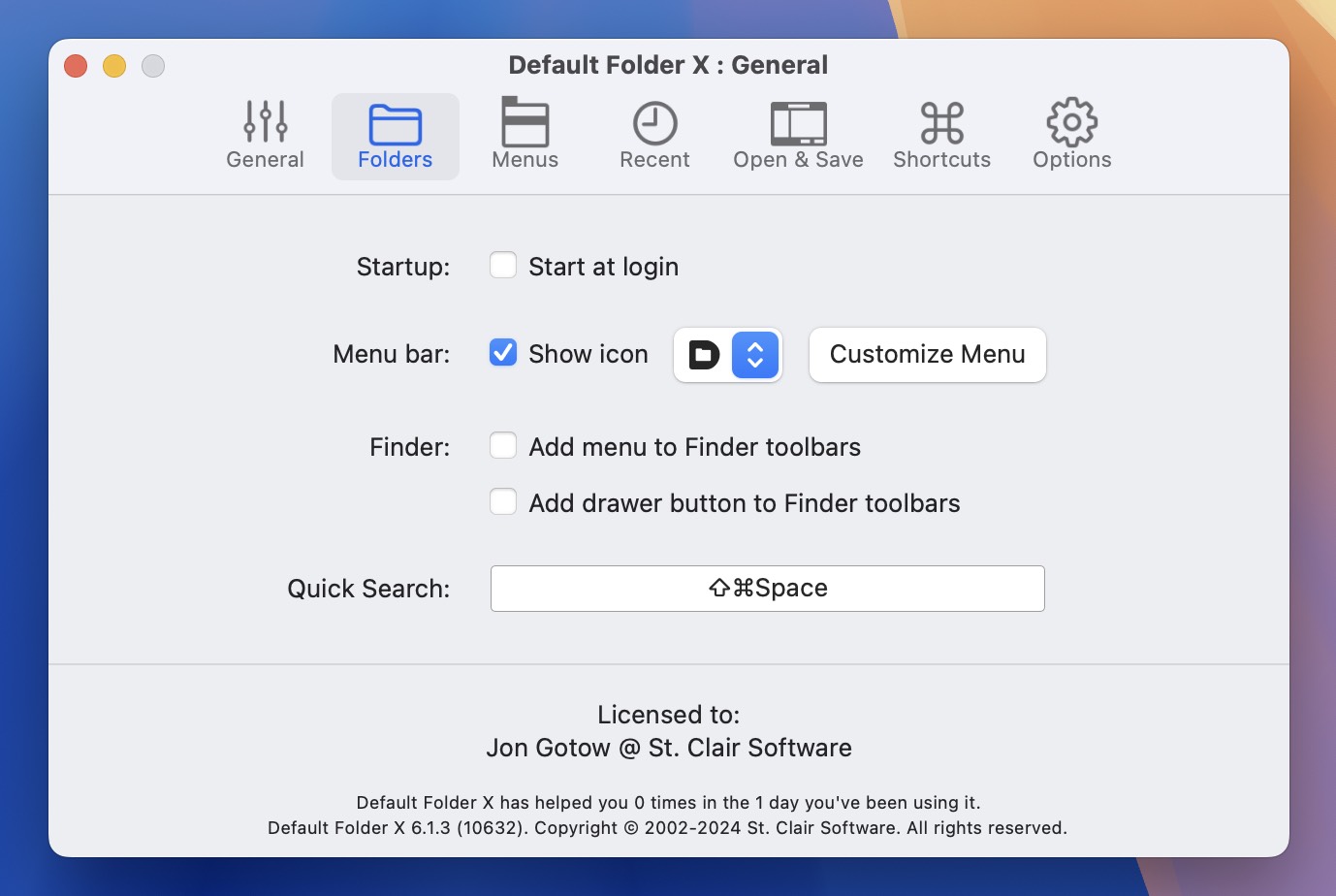 Default Folder X for Mac(mac专业搜索优化工具) v6.1.6 激活版