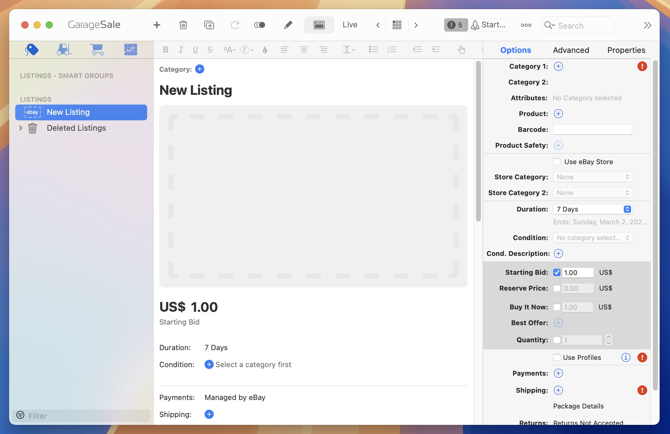 GarageSale for Mac(mac eBay在线拍卖客户端) v9.9.2激活版