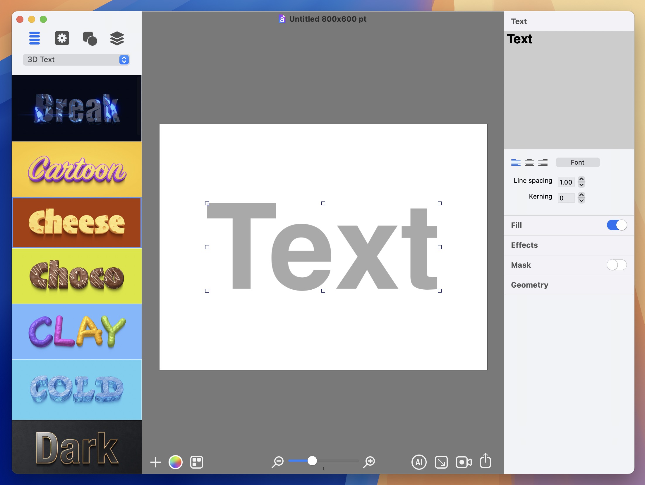 Art Text 4 for Mac(艺术字设计软件) v4.5.1中文直装版