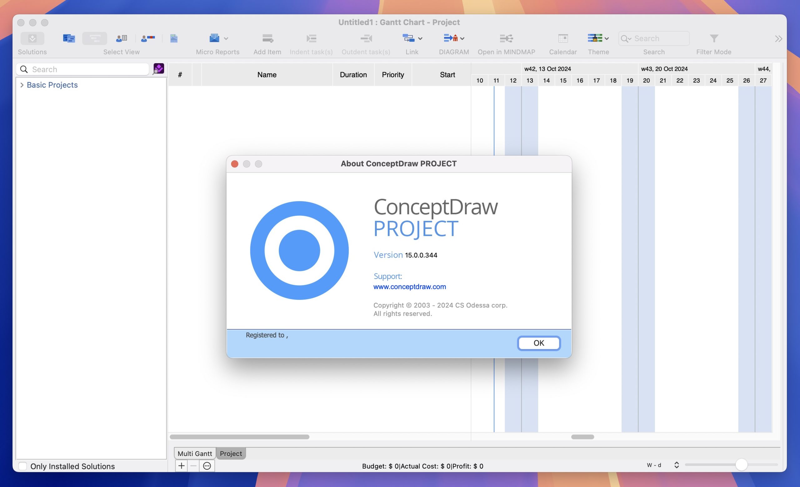 ConceptDraw PROJECT for Mac v15.0.0.344 英文破解 项目管理工具