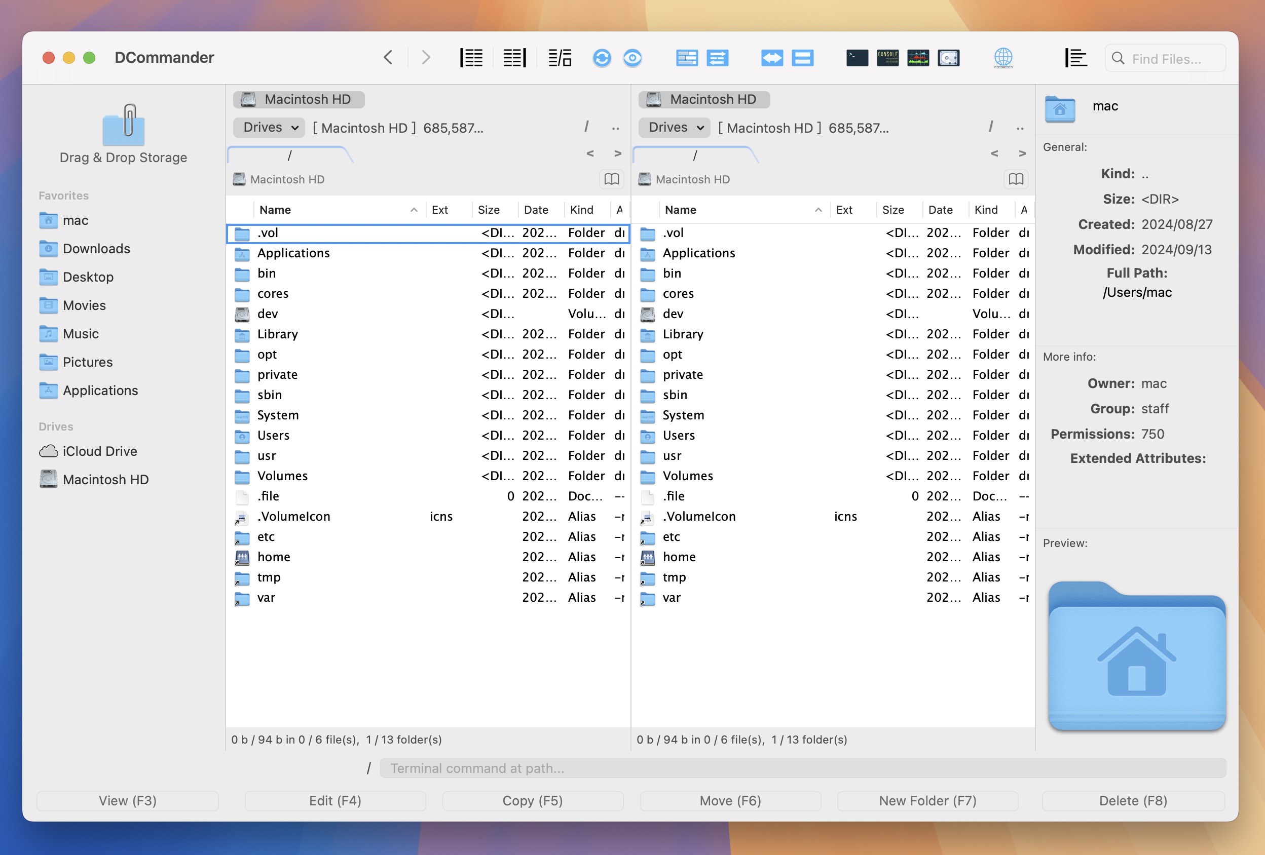 DCommander for Mac(文件管理器) DCommander for Mac(文件管理器) v3.9.7激活版